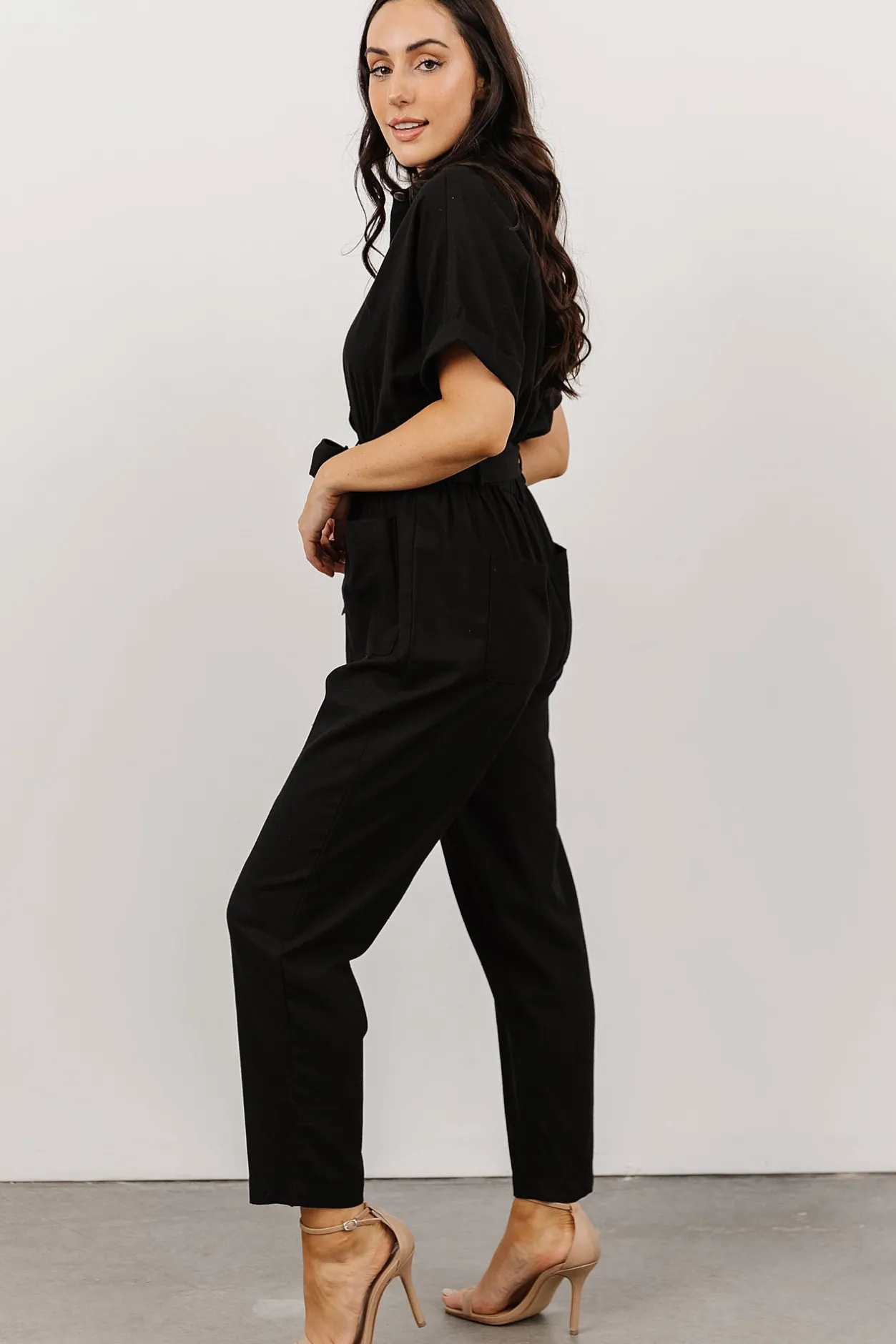 Online Baltic Born Dallas Button Up Jumpsuit | Black