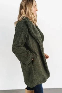 Outlet Baltic Born Damien Sherpa Coat | Dark Green DarkGreen