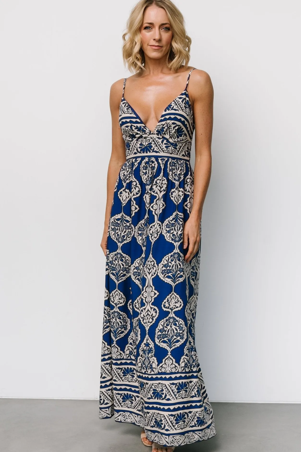 Outlet Baltic Born Davinah V Neck Maxi Dress | Blue Print BluePrint
