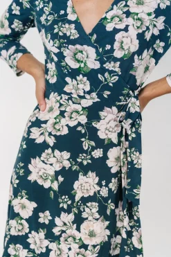 Best Baltic Born Declan Short Dress | Dark Green Floral DarkGreenFloral