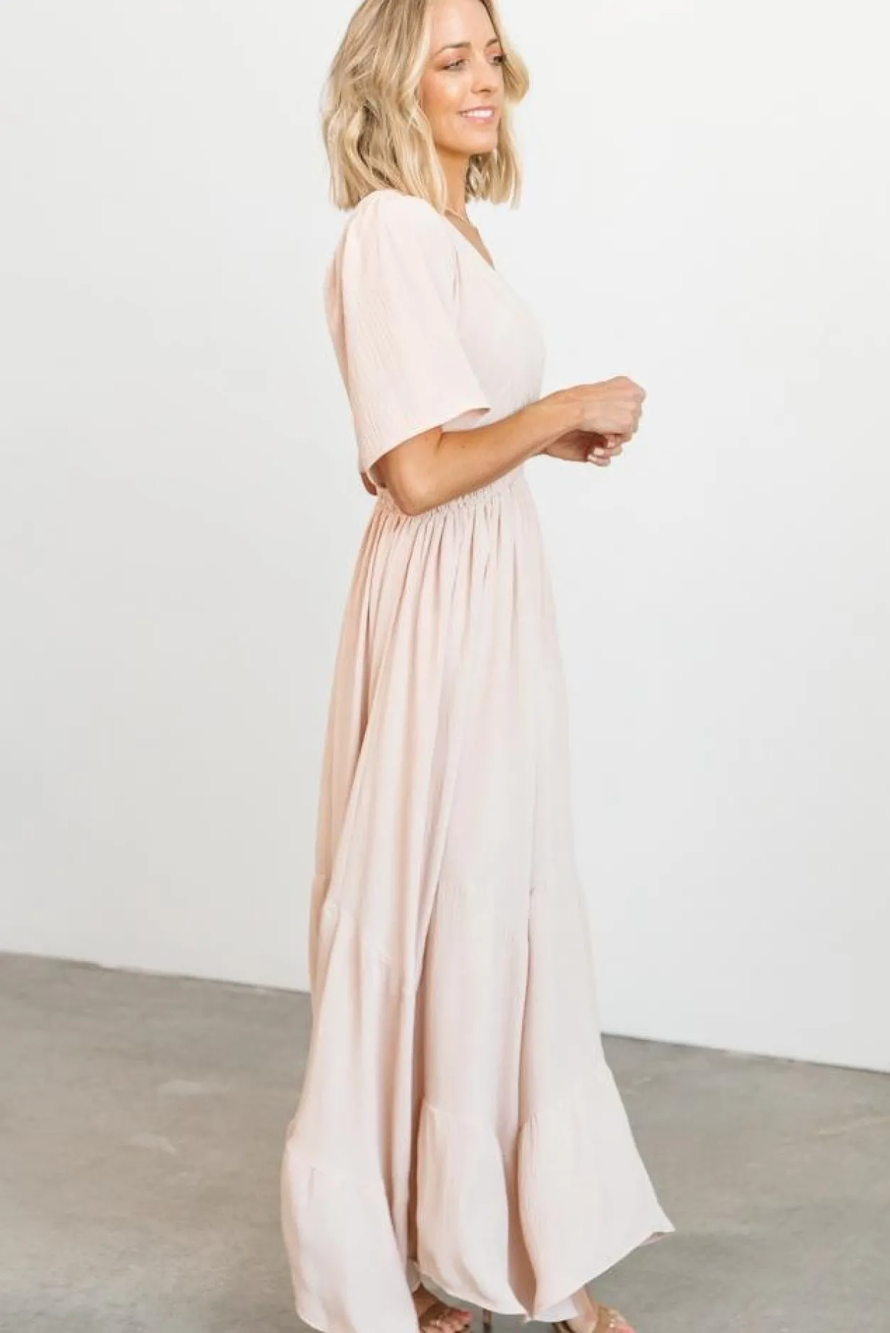 Discount Baltic Born Delilah Maxi Dress | Blush