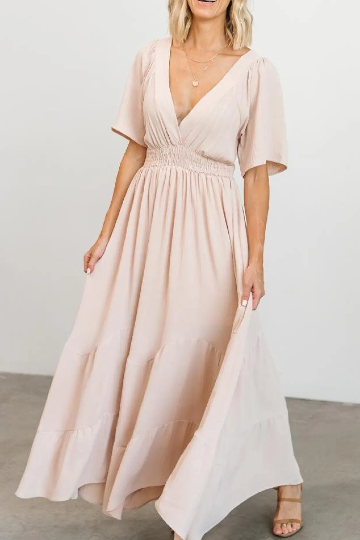 Discount Baltic Born Delilah Maxi Dress | Blush