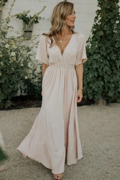 Discount Baltic Born Delilah Maxi Dress | Blush
