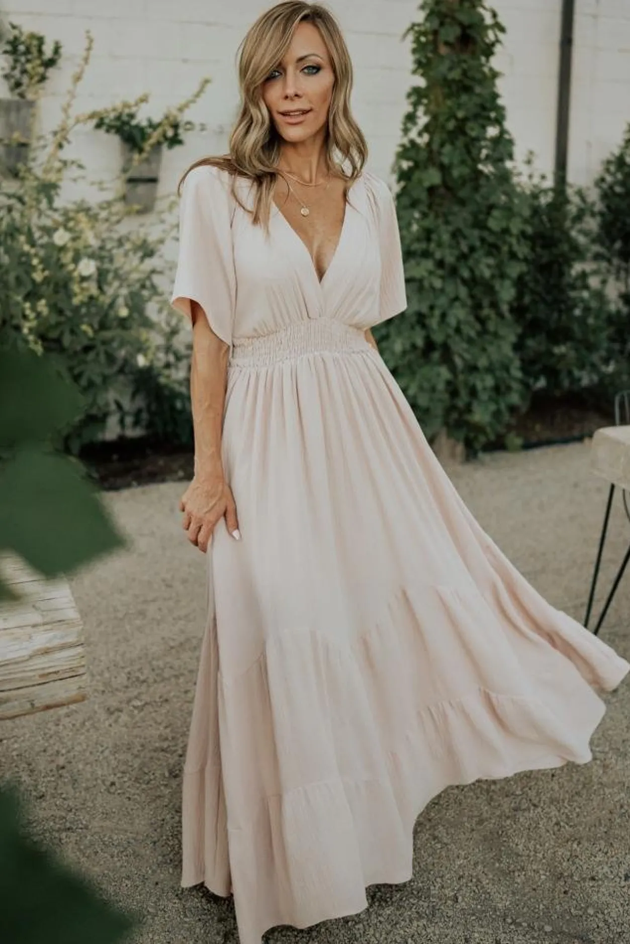 Discount Baltic Born Delilah Maxi Dress | Blush