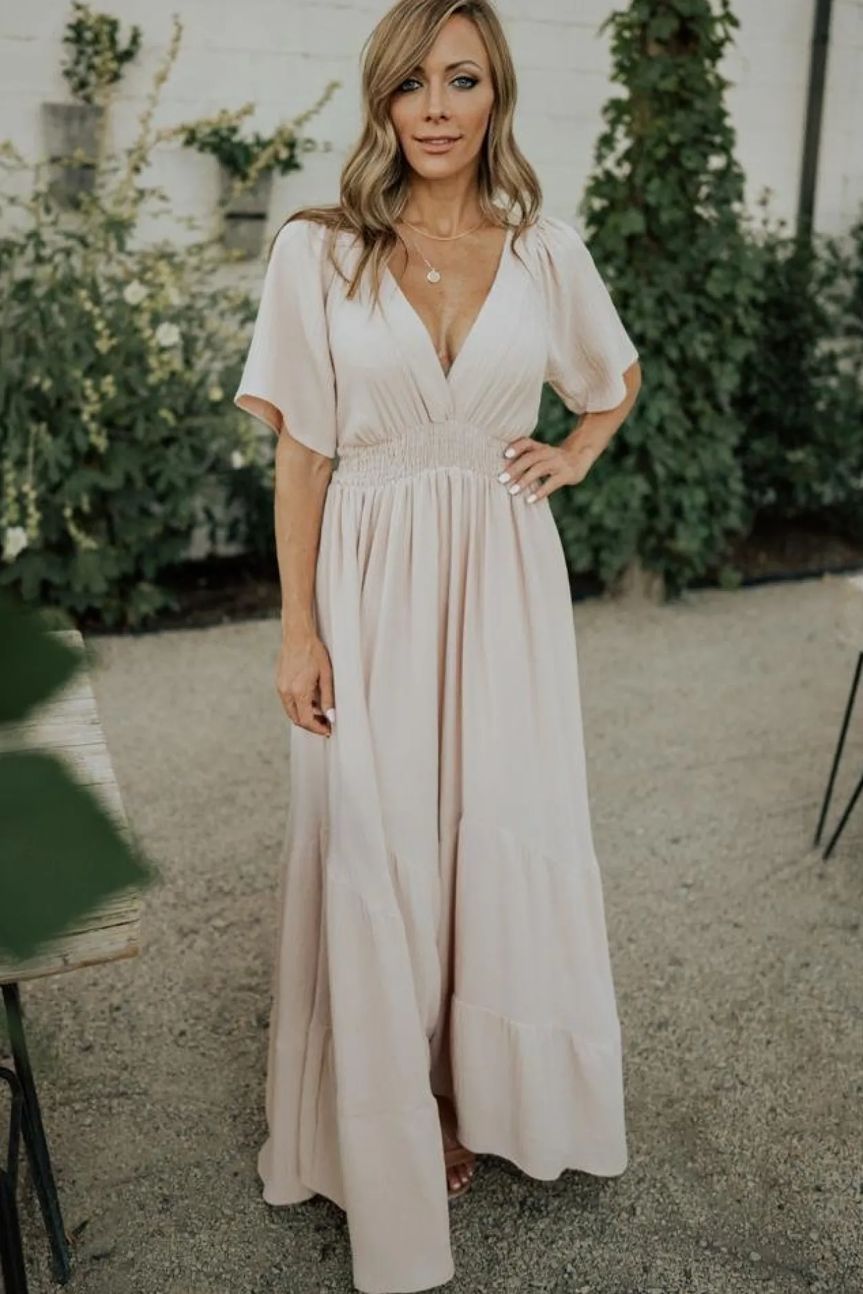 Discount Baltic Born Delilah Maxi Dress | Blush