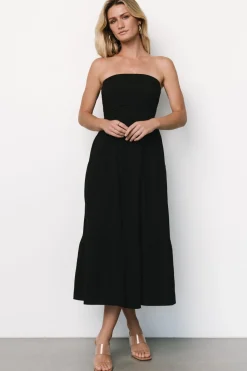 Clearance Baltic Born Delray Strapless Dress | Black