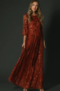 Best Baltic Born Destiny Sequin Maxi Dress | Cinnamon