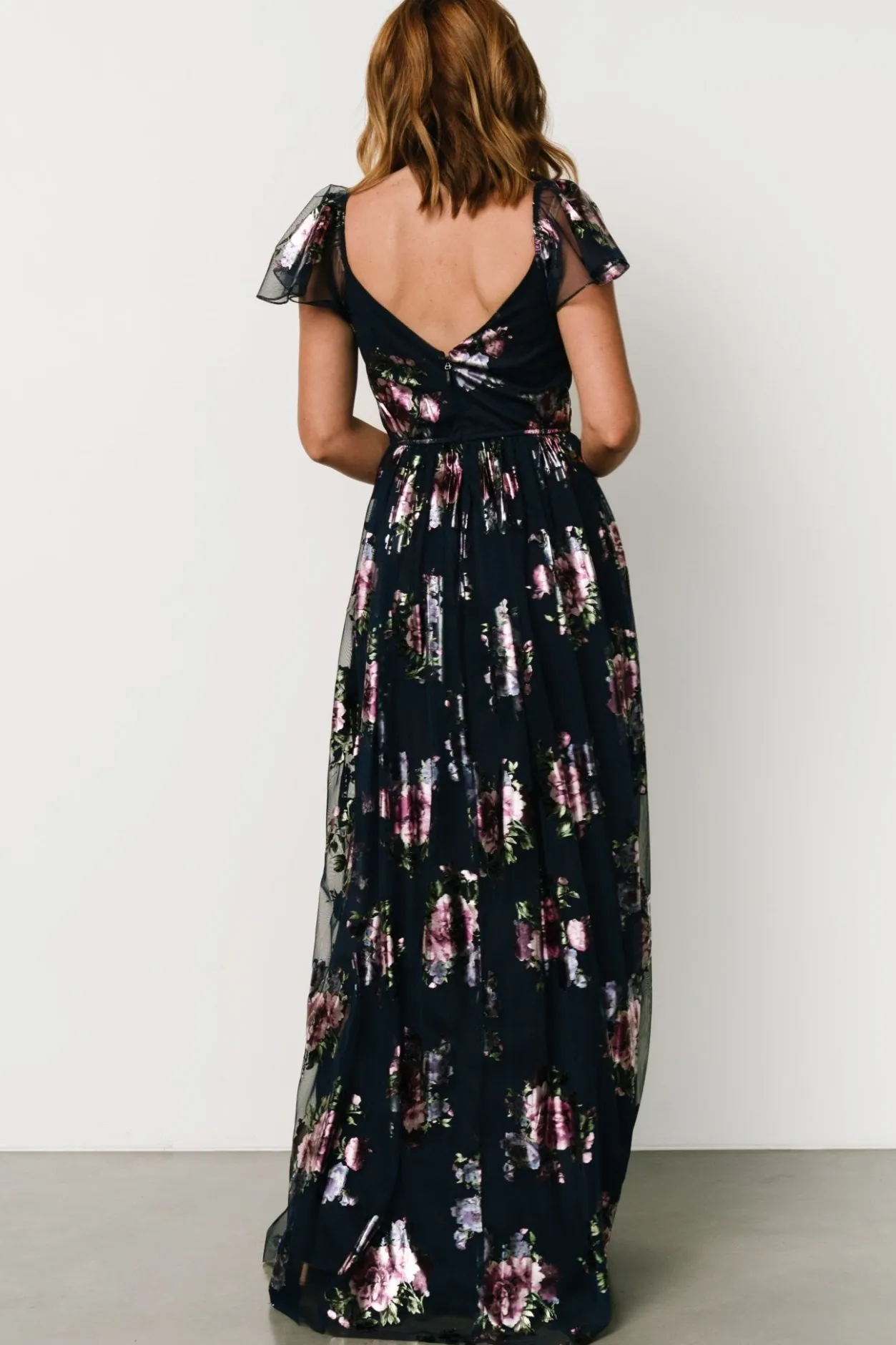 Hot Baltic Born Devany Maxi Dress | Navy Multi NavyMulti