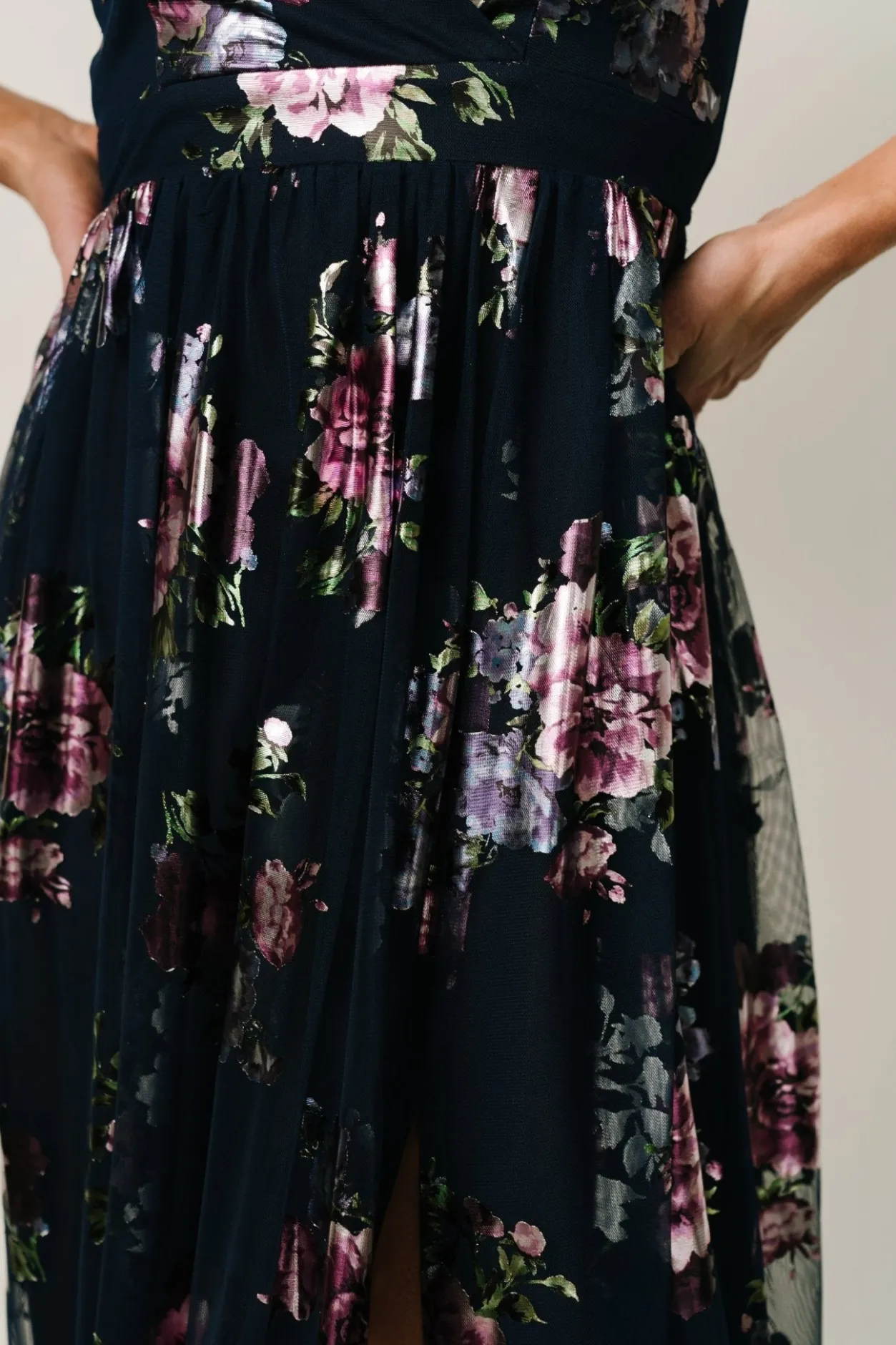Hot Baltic Born Devany Maxi Dress | Navy Multi NavyMulti