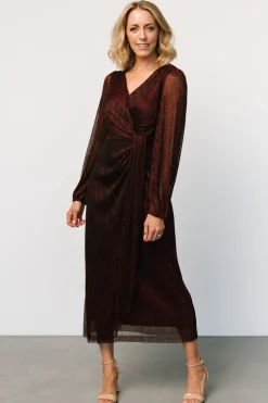 Best Baltic Born Devlyn Pleated Dress | Ruby Shimmer RubyShimmer