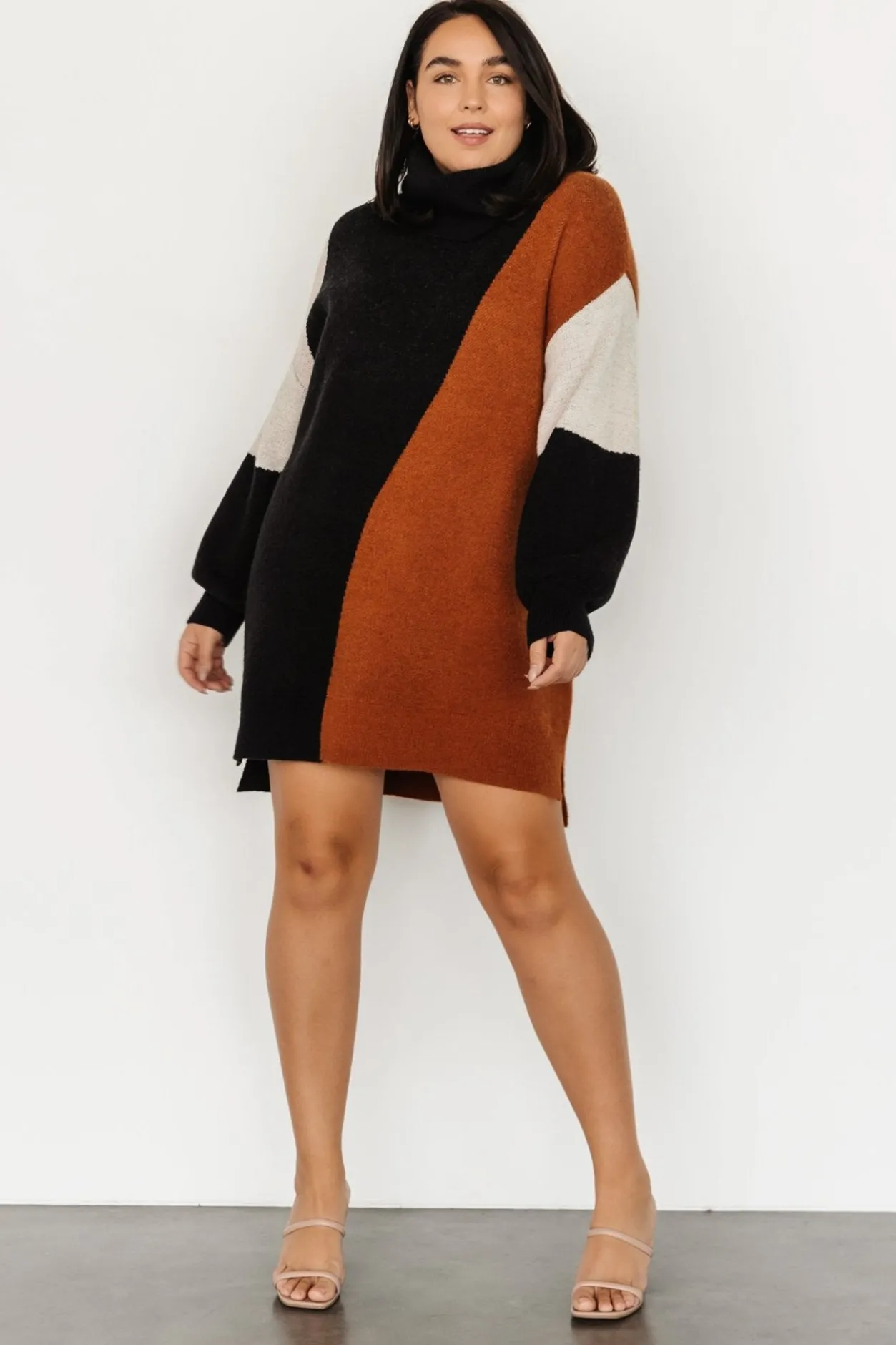 Fashion Baltic Born Diego Sweater Dress | Black Multi BlackMulti