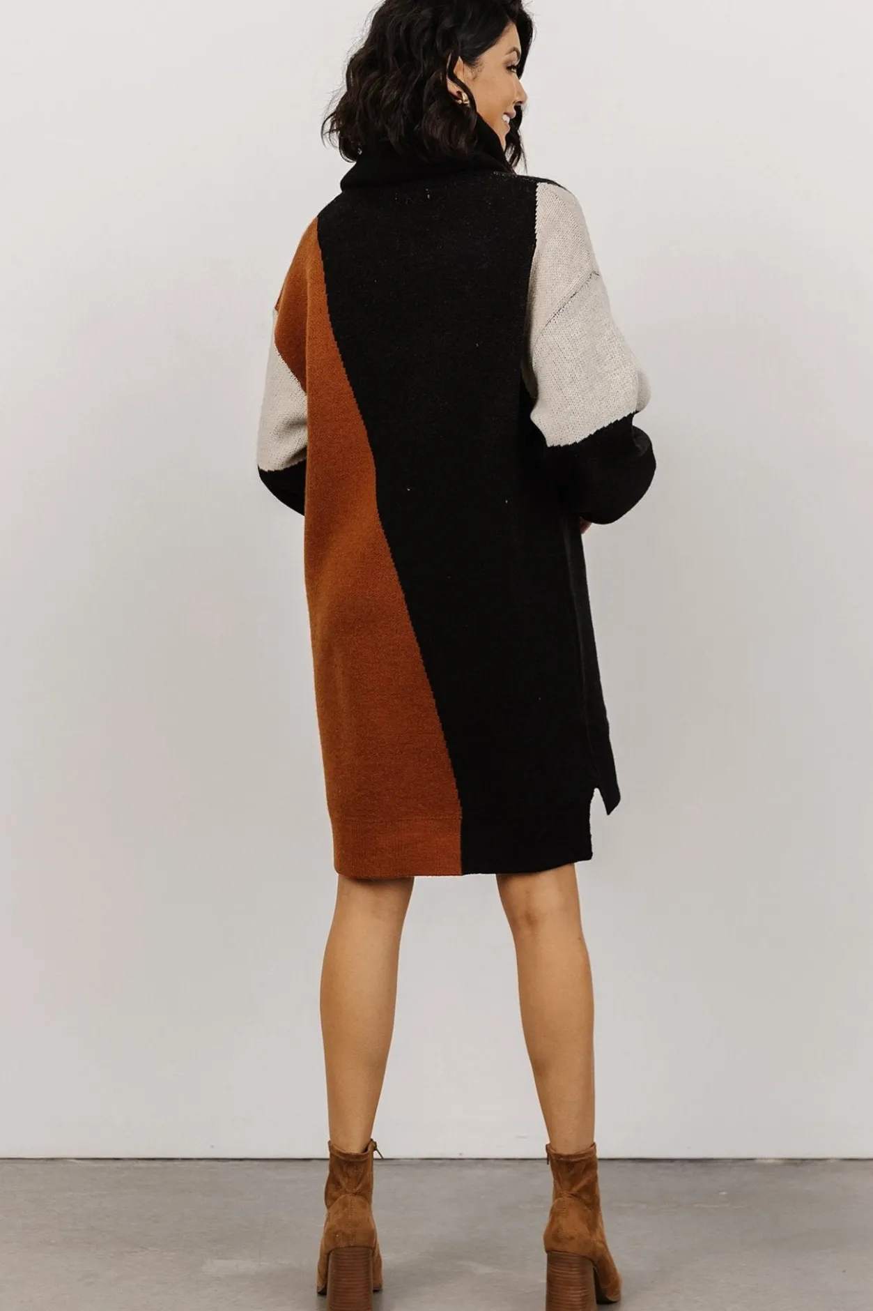 Fashion Baltic Born Diego Sweater Dress | Black Multi BlackMulti