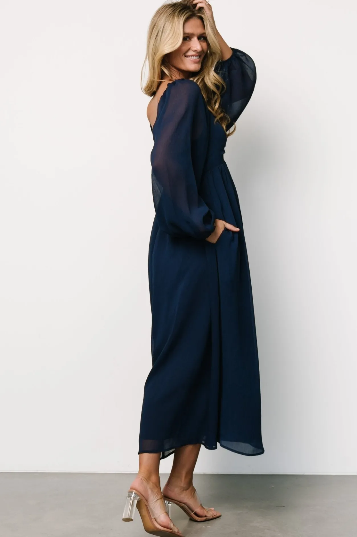 Best Baltic Born Dione Midi Dress | Navy