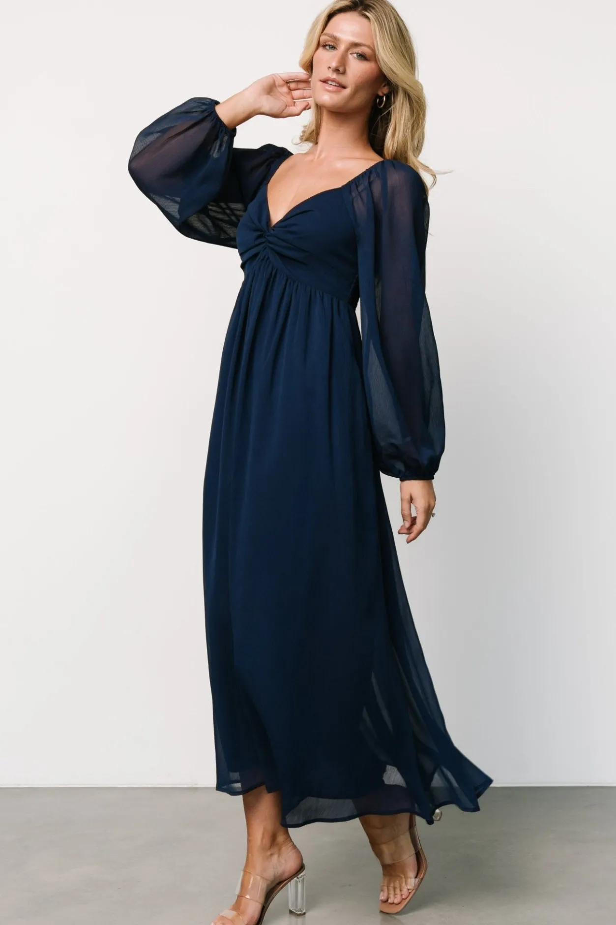 Best Baltic Born Dione Midi Dress | Navy