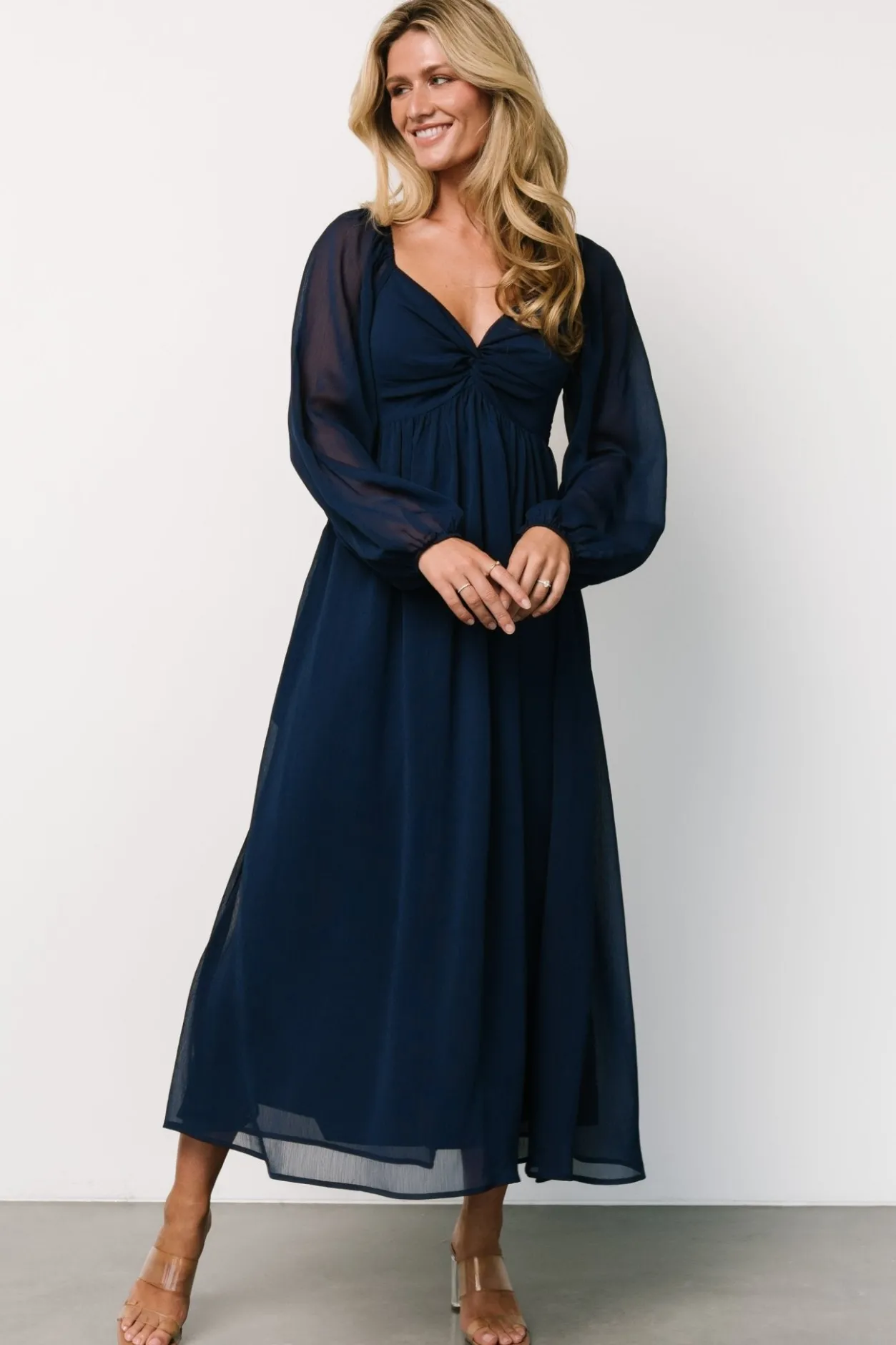 Best Baltic Born Dione Midi Dress | Navy