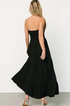 New Baltic Born Domenica Strapless Maxi Dress | Black