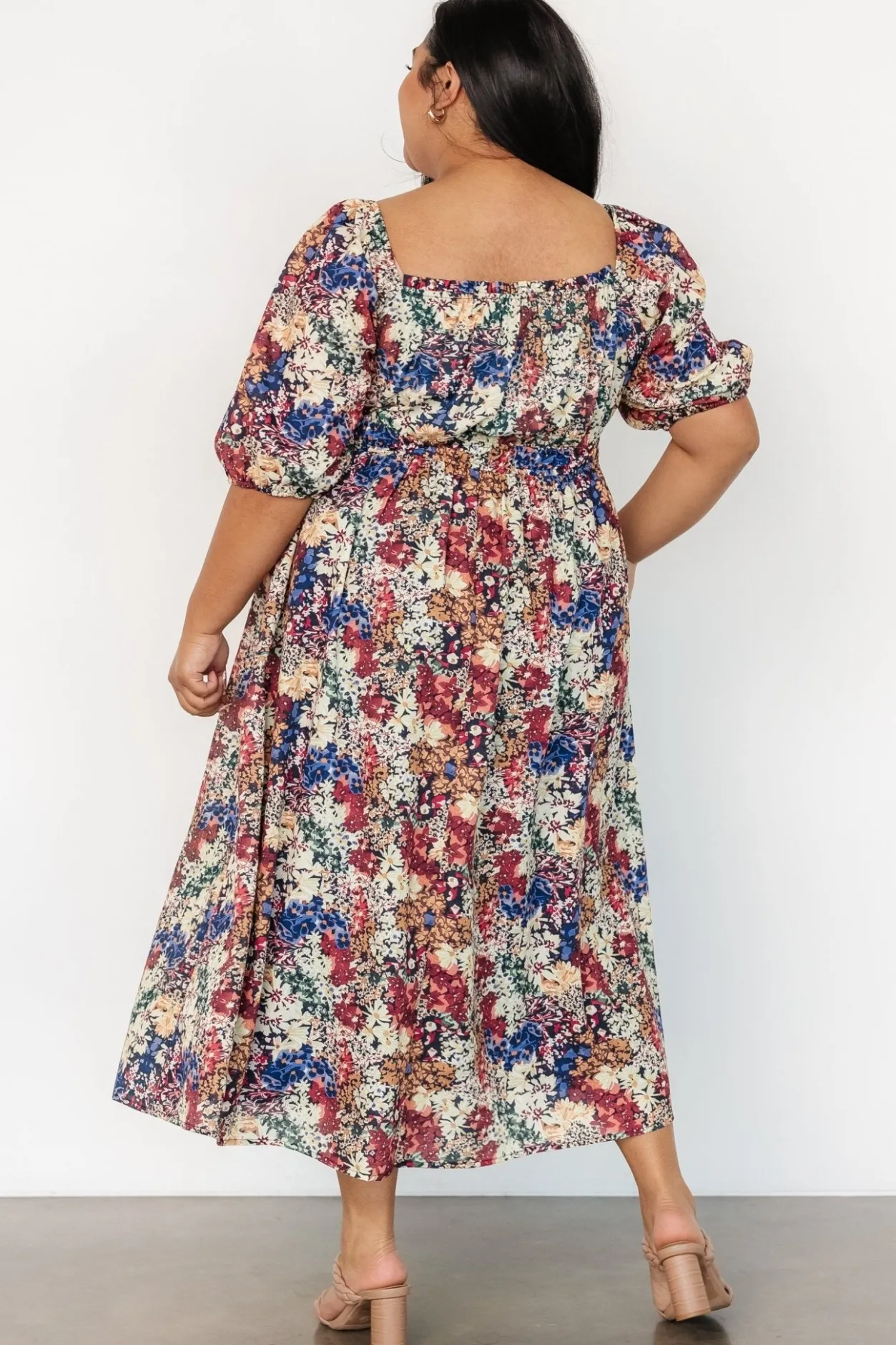 Outlet Baltic Born Eden Midi Dress | Black Multi Print BlackMultiPrint