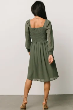 Fashion Baltic Born Elise Short Dress | Dark Sage DarkSage