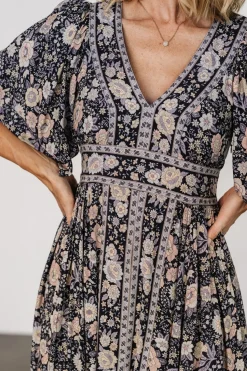 Clearance Baltic Born Elissa Maxi Dress | Midnight Floral MidnightFloral
