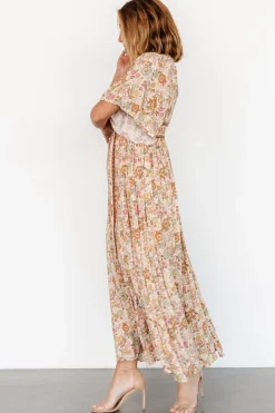 Sale Baltic Born Elissa Maxi Dress | Vintage Cream Floral VintageCreamFloral