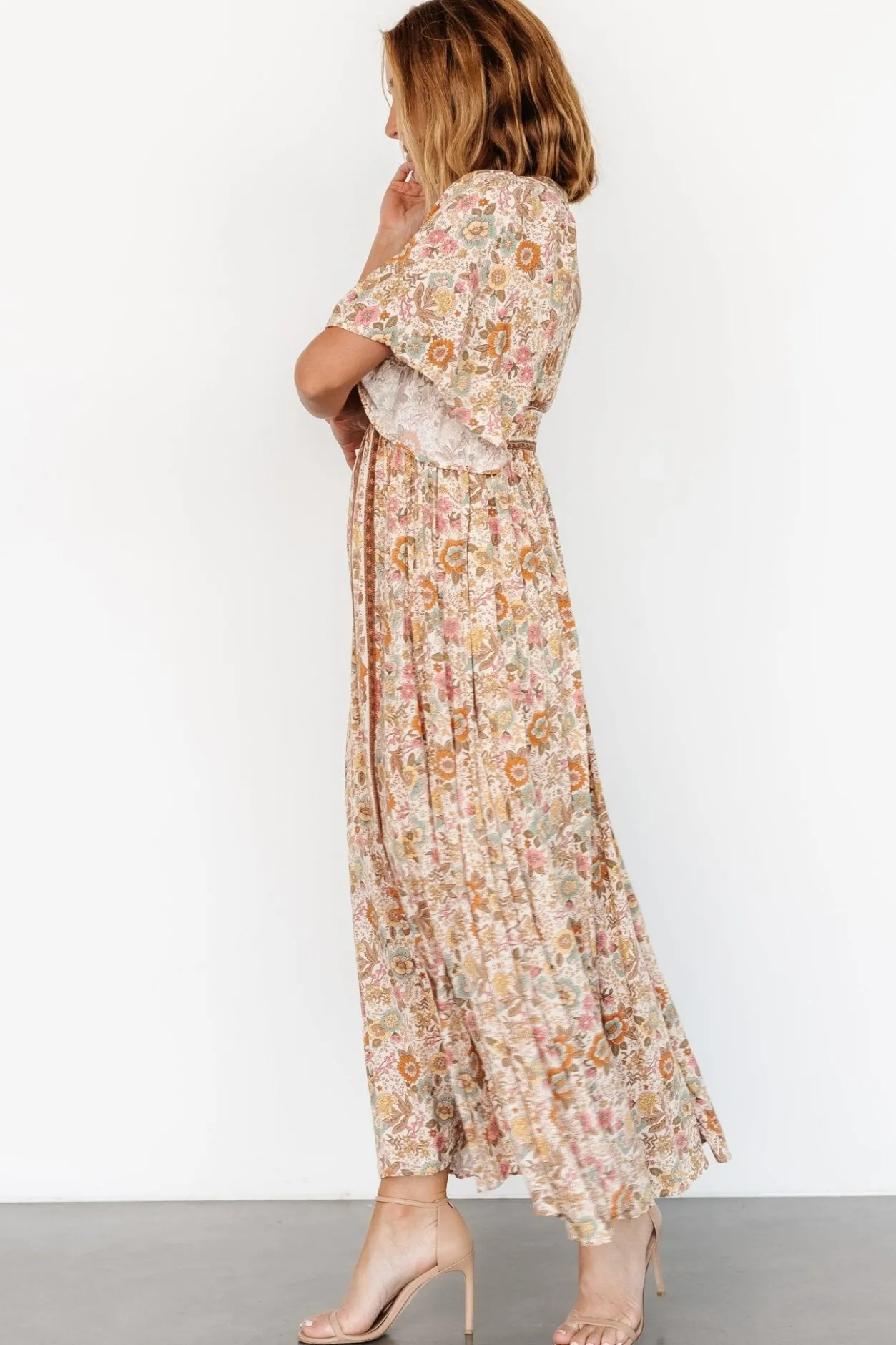 Sale Baltic Born Elissa Maxi Dress | Vintage Cream Floral VintageCreamFloral
