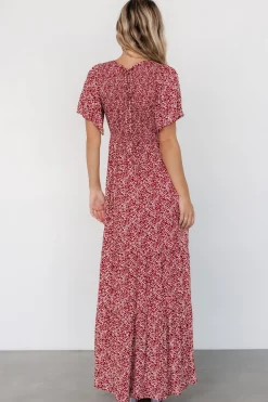 Clearance Baltic Born Eliza Maxi Dress | Rust Print RustPrint