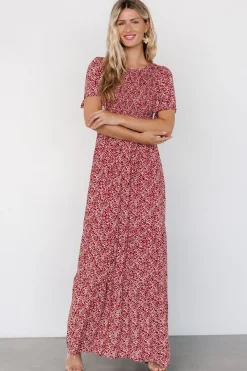 Clearance Baltic Born Eliza Maxi Dress | Rust Print RustPrint