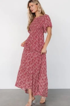 Clearance Baltic Born Eliza Maxi Dress | Rust Print RustPrint