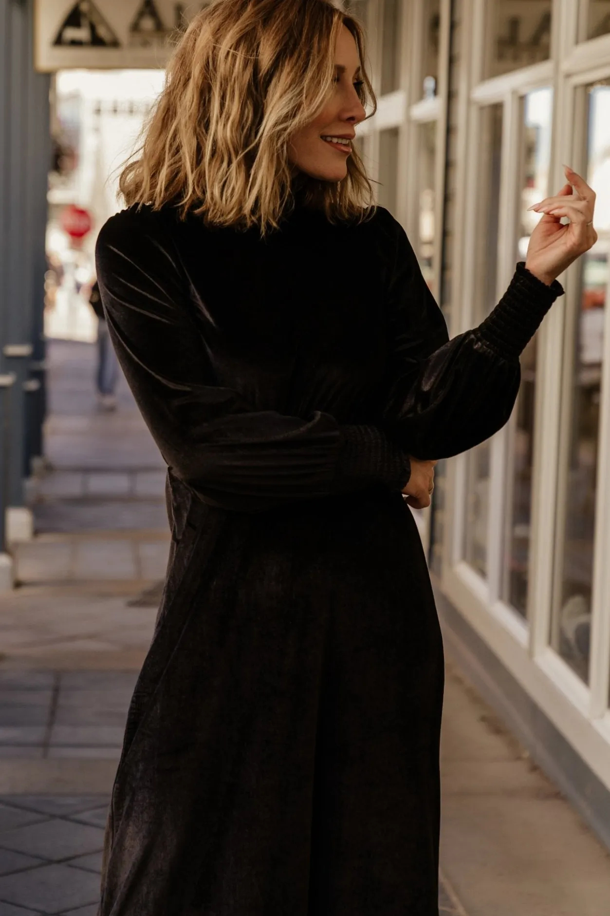 Best Baltic Born Elodie Velvet Maxi Dress | Black