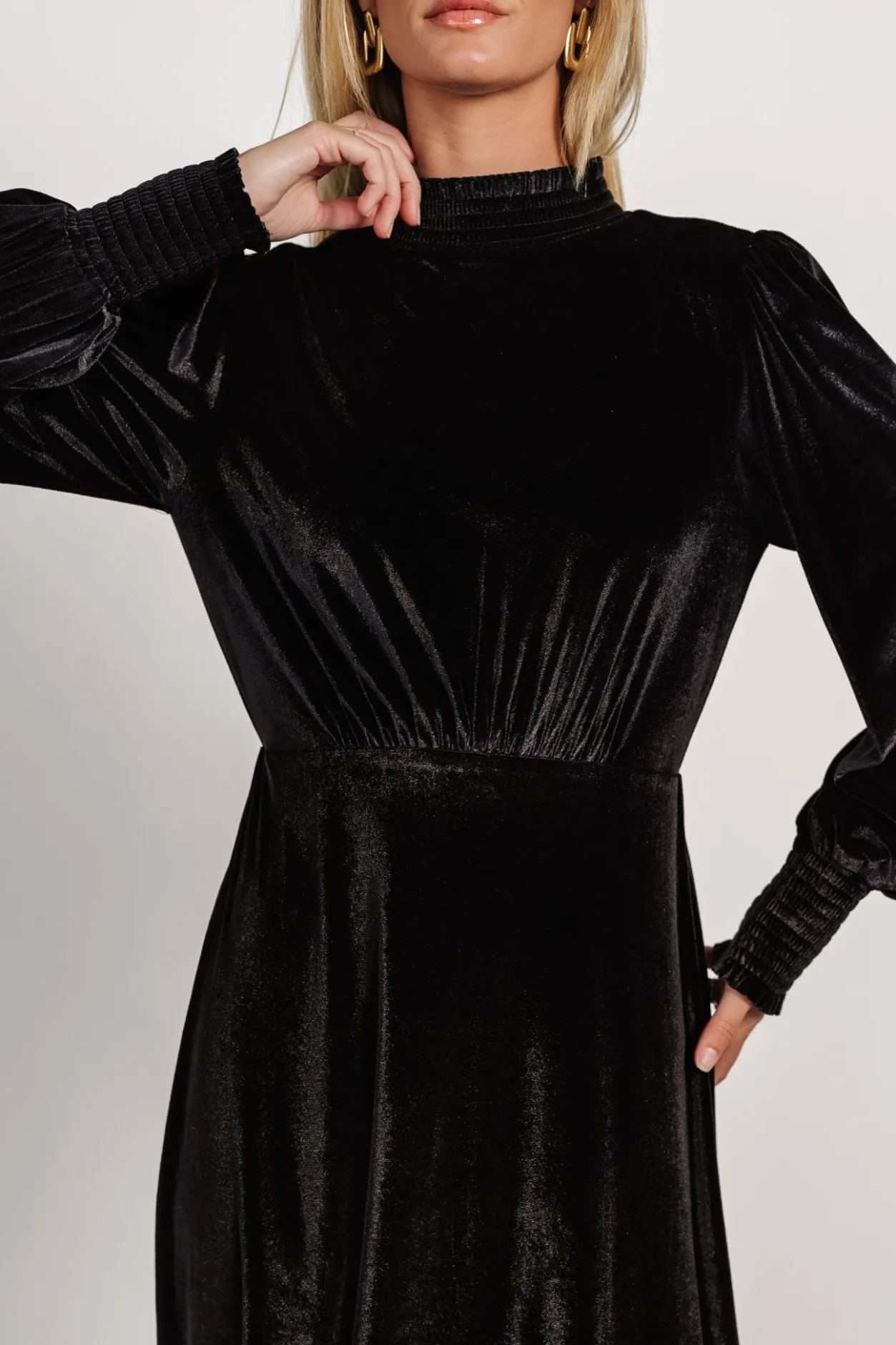 Best Baltic Born Elodie Velvet Maxi Dress | Black