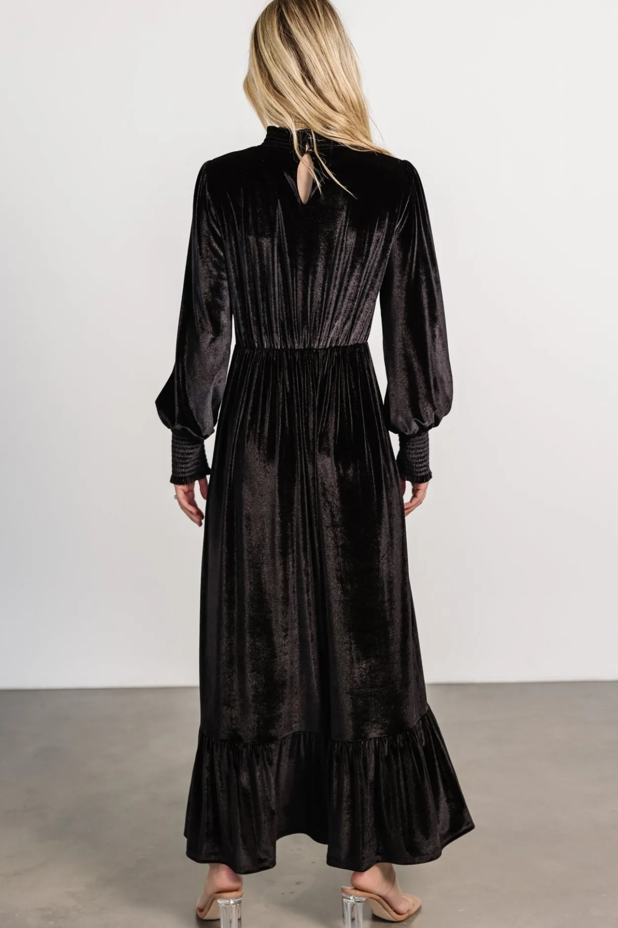 Best Baltic Born Elodie Velvet Maxi Dress | Black