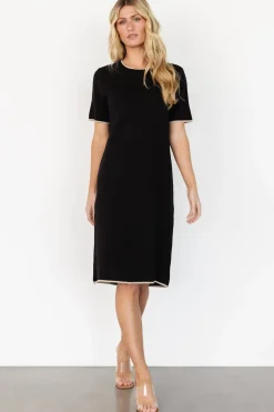 Discount Baltic Born Emelia Shift Dress | Black