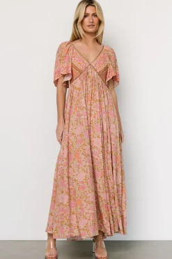 Online Baltic Born Evanthia Maxi Dress | Vintage Blush Print VintageBlushPrint