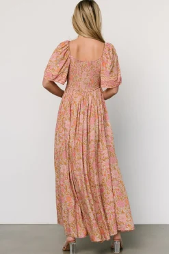 Online Baltic Born Evanthia Maxi Dress | Vintage Blush Print VintageBlushPrint