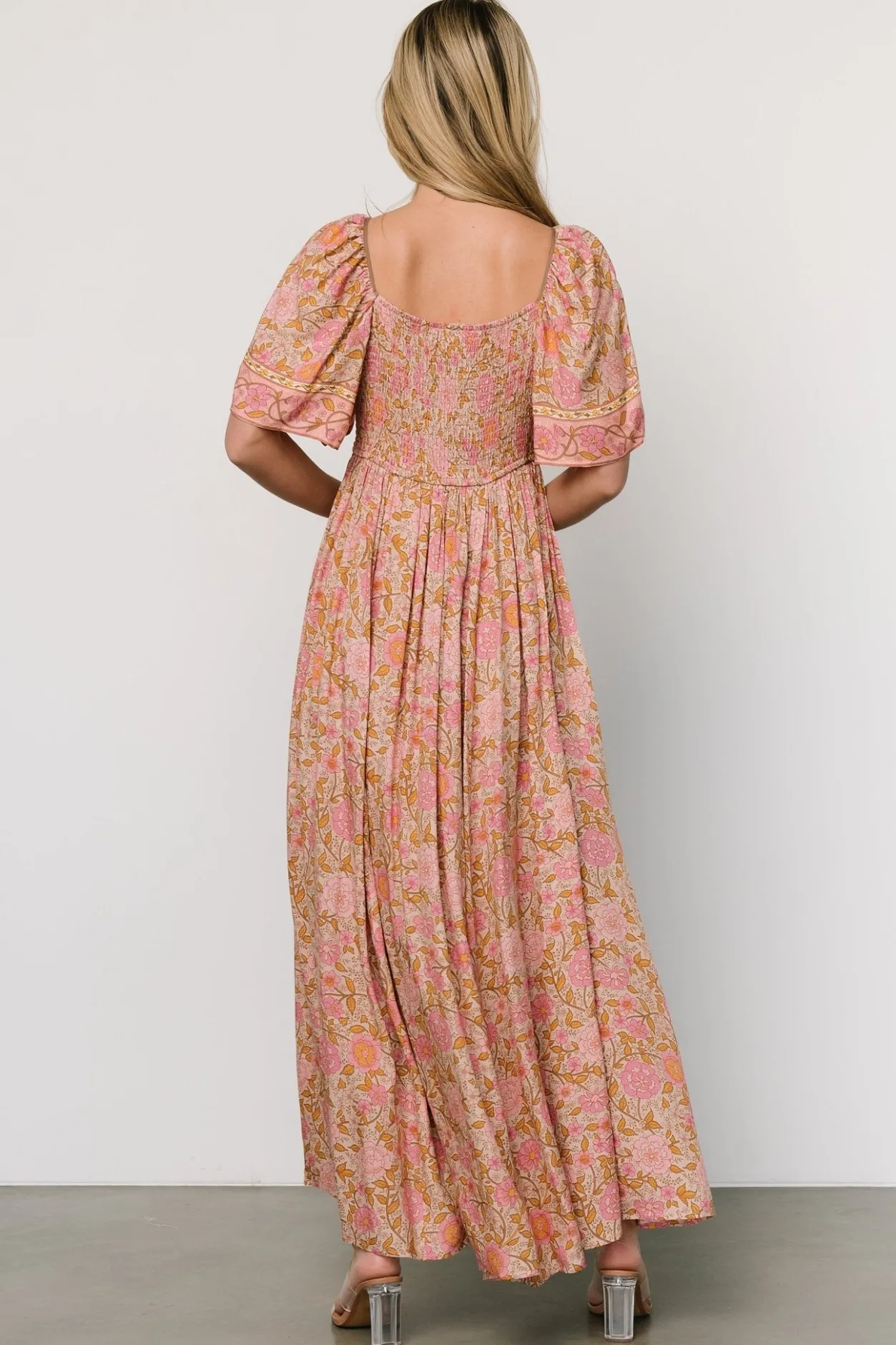 Online Baltic Born Evanthia Maxi Dress | Vintage Blush Print VintageBlushPrint
