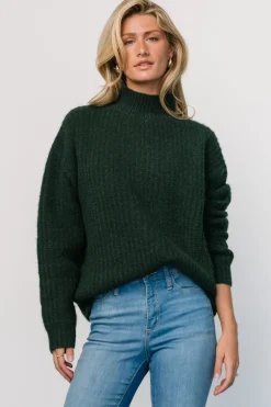 Clearance Baltic Born Fallon Sweater | Dark Green DarkGreen