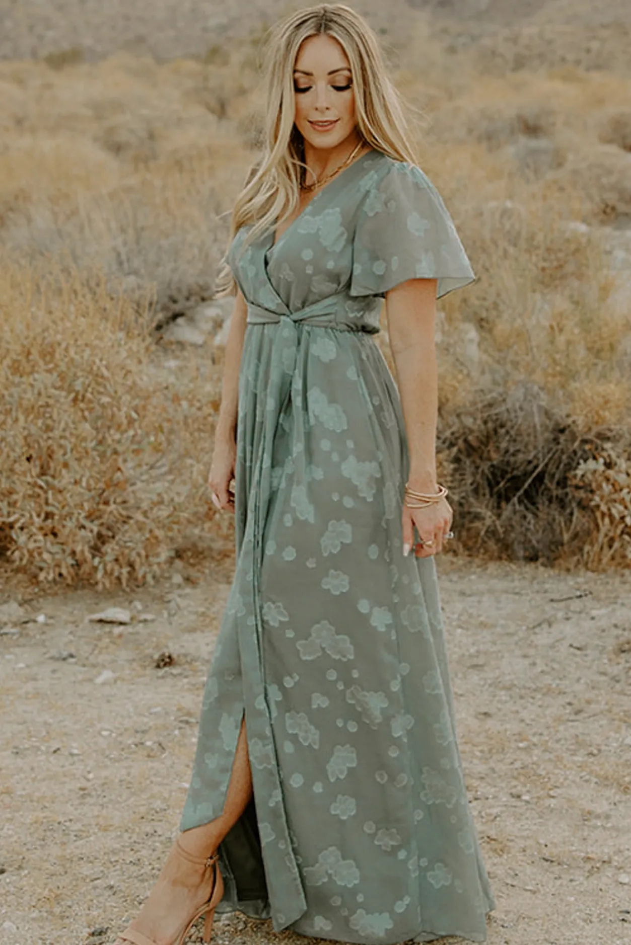 Fashion Baltic Born Faye Maxi Dress | Eucalyptus