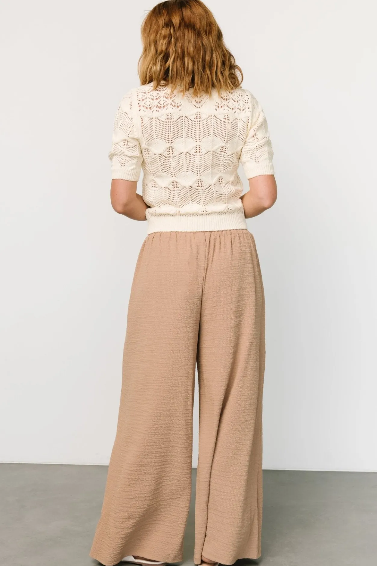 Hot Baltic Born Florence Textured Pants | Beige