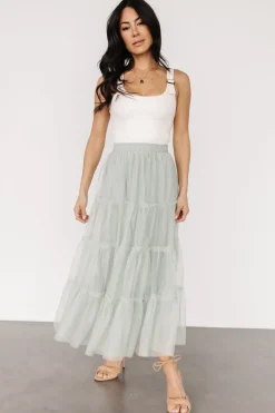 Best Baltic Born Galena Tulle Skirt | Light Sage LightSage