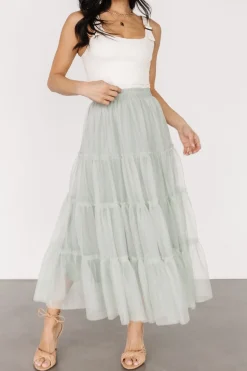 Best Baltic Born Galena Tulle Skirt | Light Sage LightSage