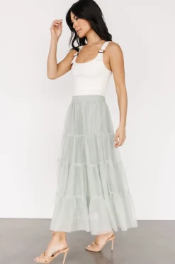 Best Baltic Born Galena Tulle Skirt | Light Sage LightSage