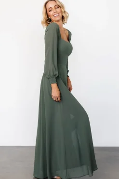 Fashion Baltic Born Giselle Maxi Dress | Dark Sage DarkSage