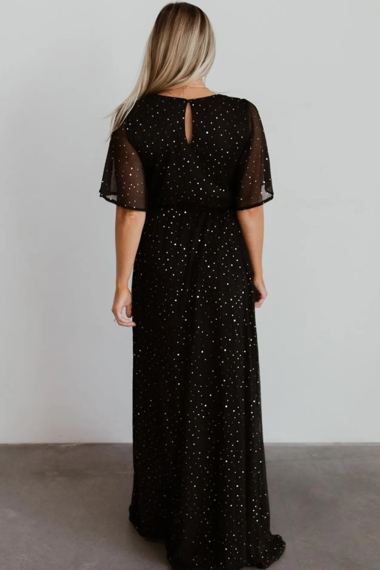 Clearance Baltic Born Grace Sparkle Gown | Black