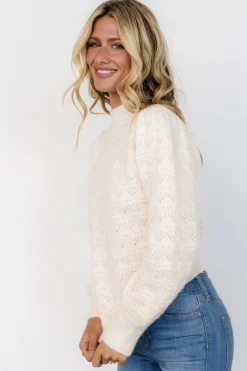 Discount Baltic Born Grayson Sweater | Cream