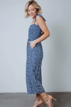 Outlet Baltic Born Hadley Smocked Jumpsuit | Navy