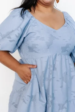 Discount Baltic Born Hayward Dress | Dusty Blue DustyBlue