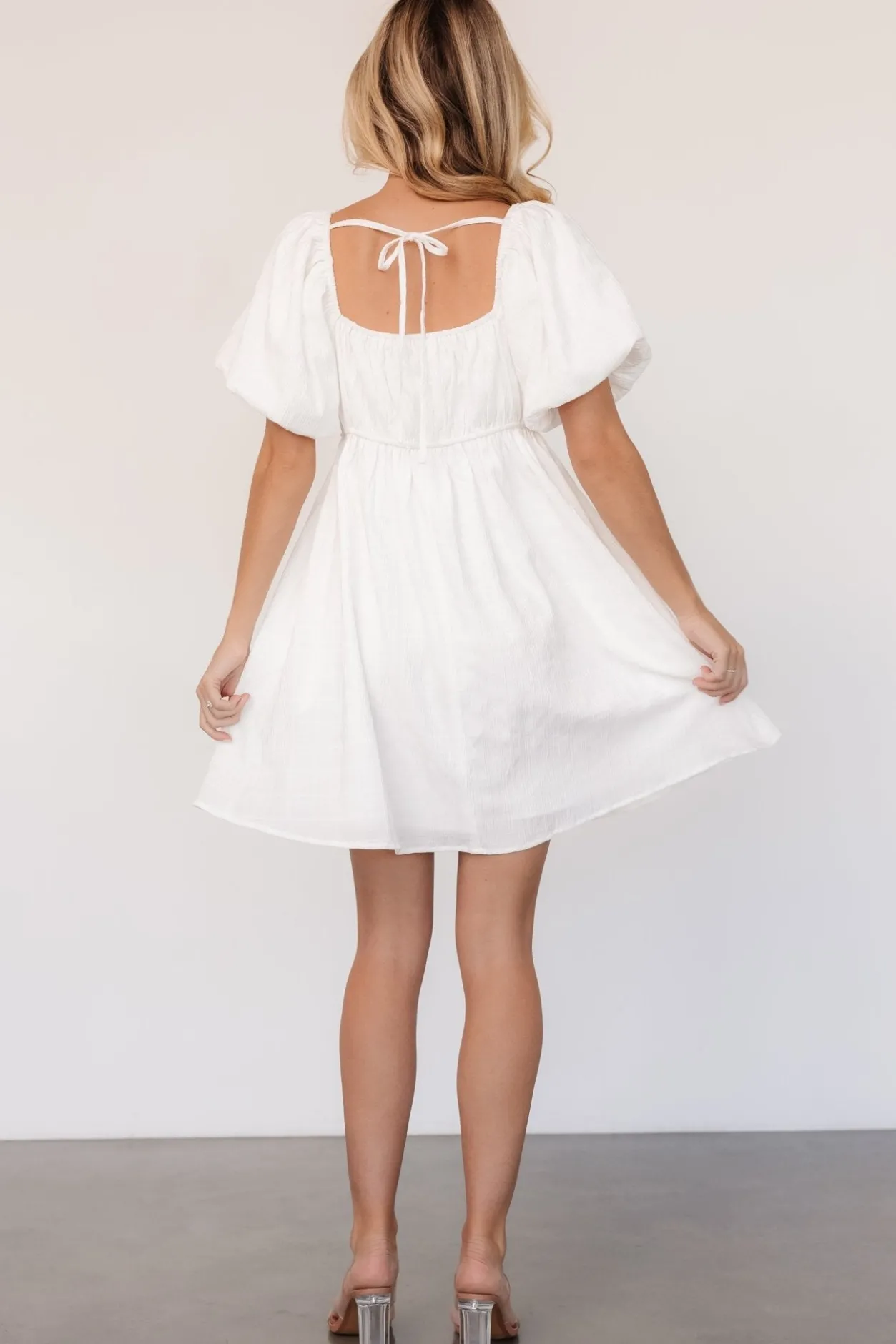 Online Baltic Born Hilaree Short Dress | Off White OffWhite