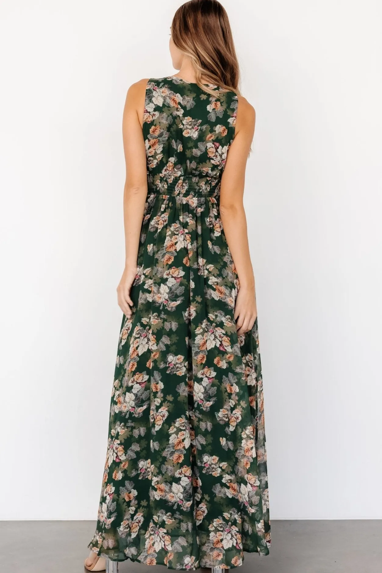 Discount Baltic Born Imogen Maxi Dress | Deep Green Multi DeepGreenMulti