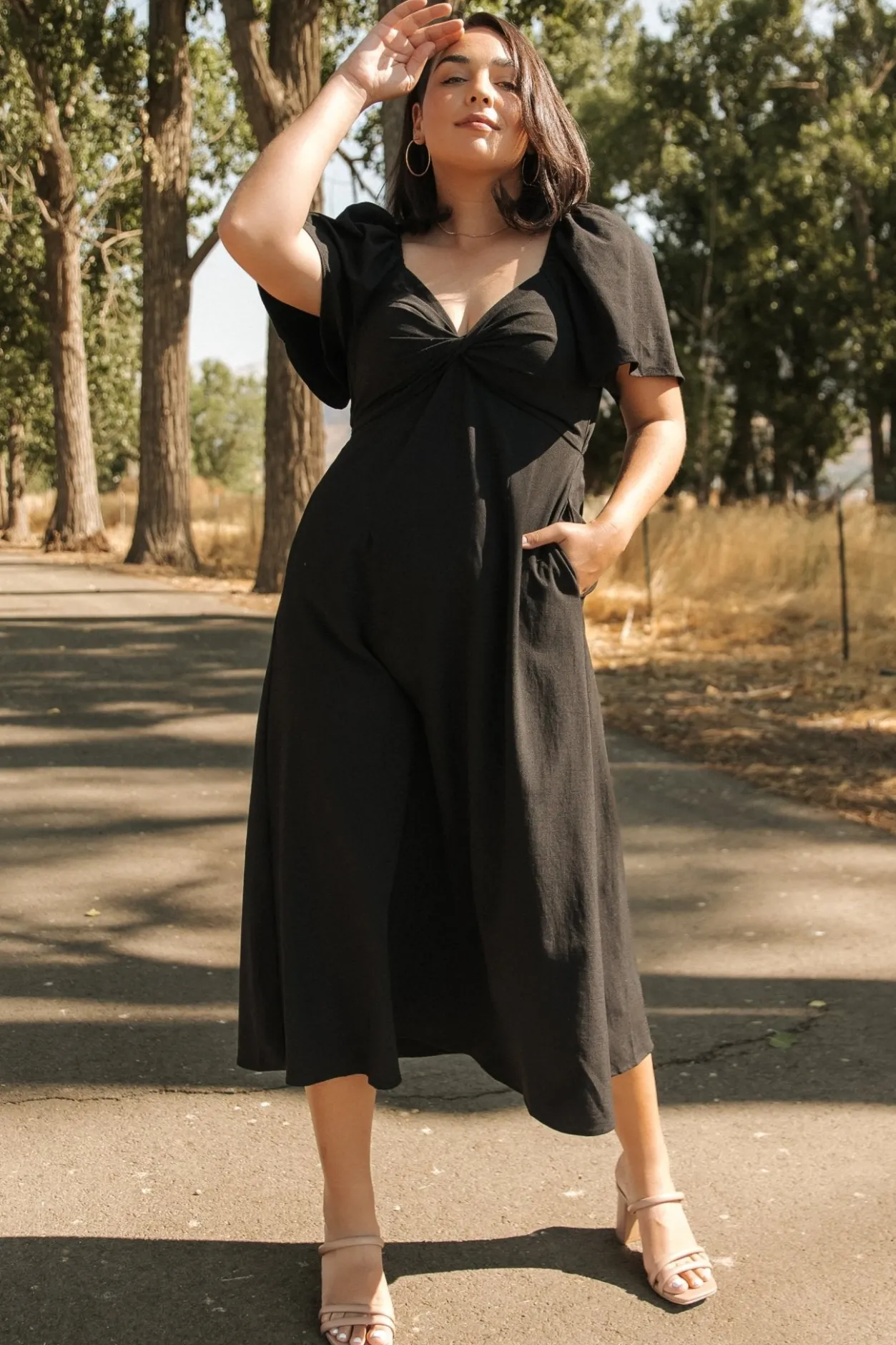 Sale Baltic Born Indie Back Tie Dress | Black