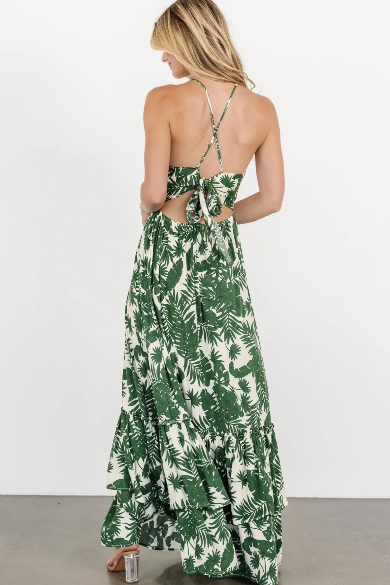 New Baltic Born Indio Maxi Dress | Green Print GreenPrint